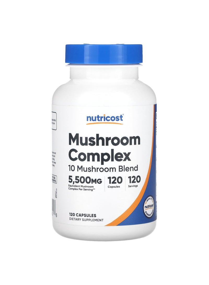 Mushroom Complex, 5,500 mg, 120 Capsules