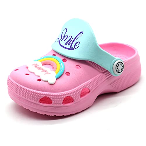 SVAAR Attractive Clog Shoes For Boys & Girls || Indoor & Outdoor Sandals Clogs For Kids Baby Pink, 7 UK - Image 5