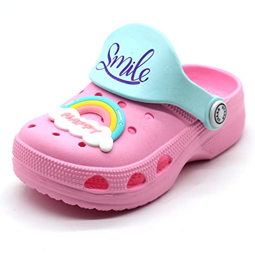 SVAAR Attractive Clog Shoes For Boys & Girls || Indoor & Outdoor Sandals Clogs For Kids Baby Pink, 7 UK - Image 3