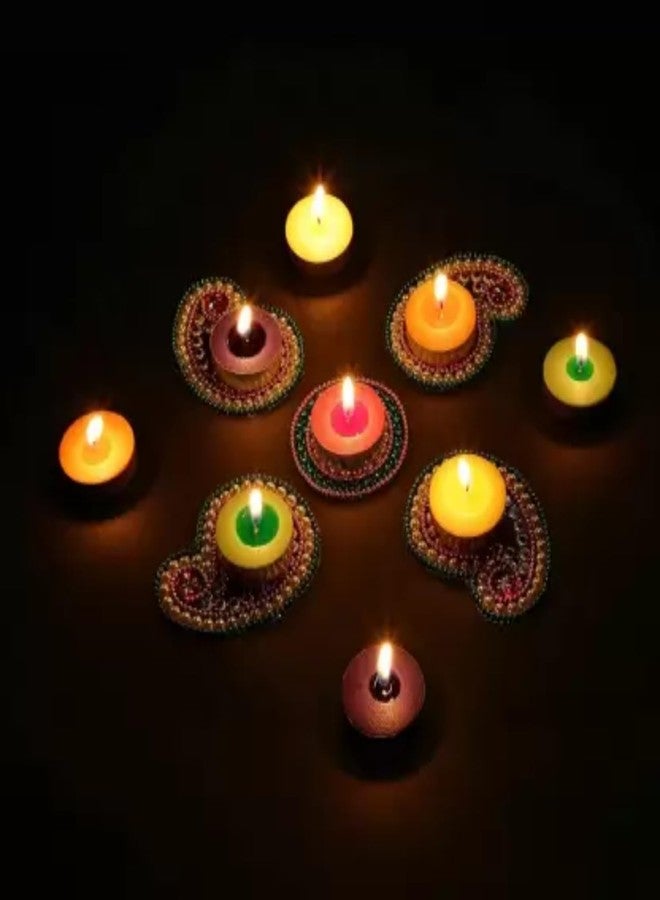 PRINZIP Tea Light Candle Colorful Pack of 100 Pcs_tlcm10104 Candle (Multicolor, Pack of 100) - Image 4
