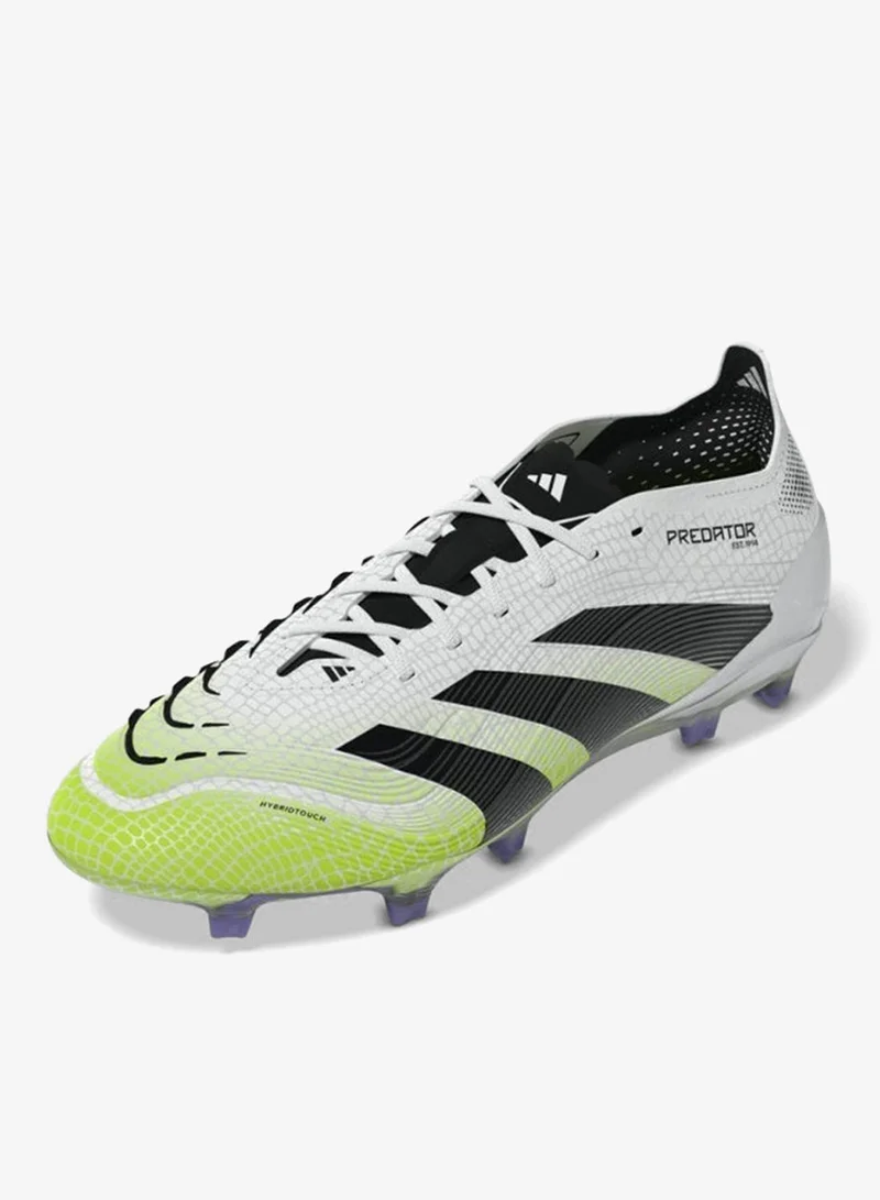 Adidas FTWWHT/CBLACK/LUCLEM Predator Elite Fg U White Football/Soccer Shoes For Unisex  | Best Price UAE
