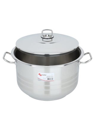 قدر تركي فضي من الفولاذ، مقاس 30*20 سم - pzsku/ZF583019C9BC01717AC39Z/45/_/1735040190/87025854-2614-4744-b914-de4c7363cfbf