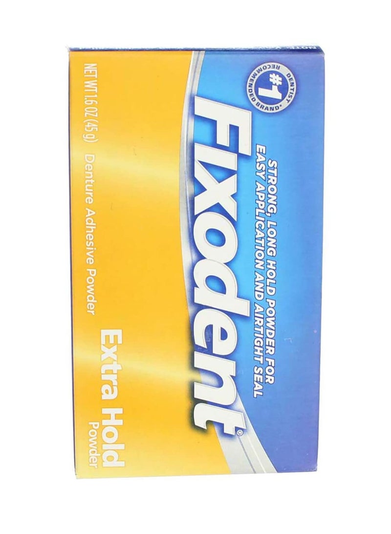 Fixodent Fixodent Denture Adhesive Powder Extra Hold - 1.6 oz, Pack of 2 - Image 2