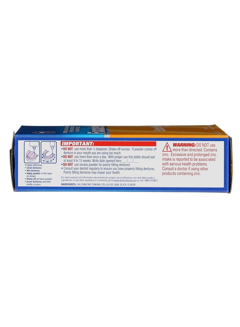 Fixodent Fixodent Denture Adhesive Powder Extra Hold - 1.6 oz, Pack of 2 - Image 3
