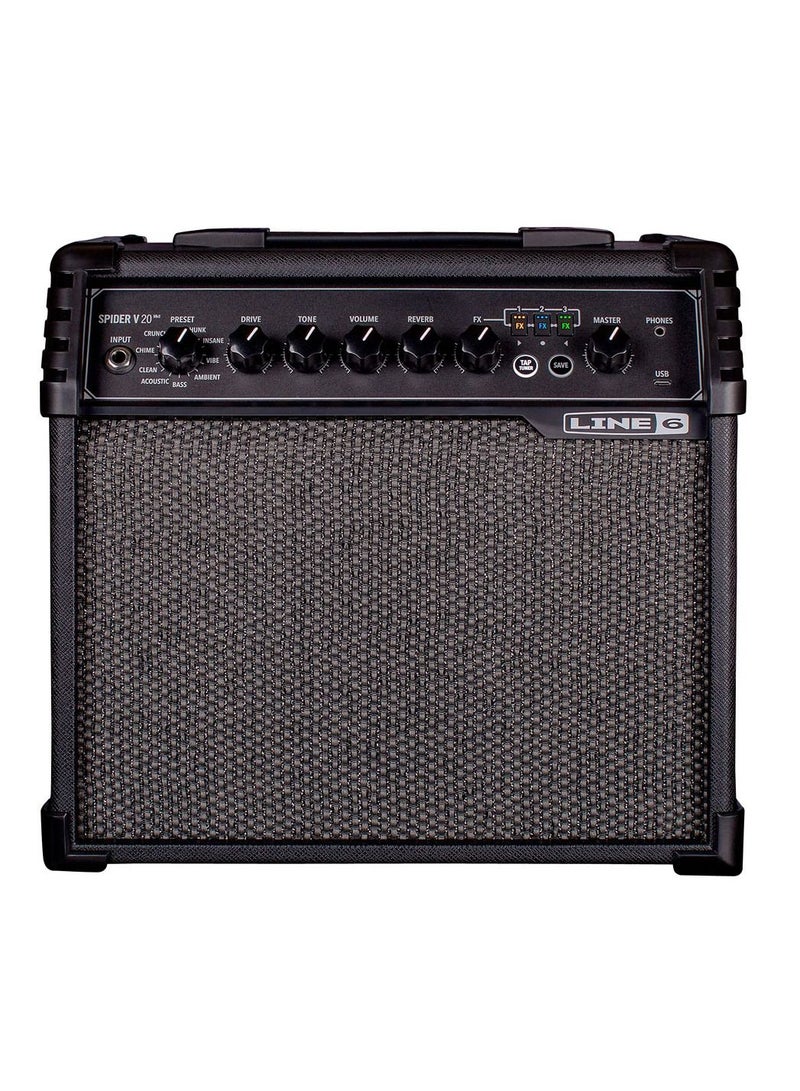 Line 6 Spider V 20 MkII 20w Guitar Amp SPIDERV20MK2 - Image 1