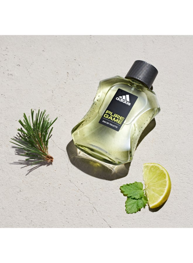 Adidas Pure Game Fragrance Set Including The Pure Game Eau De Toilette And Deodorant Body Spray 100 + 150ml - Image 3