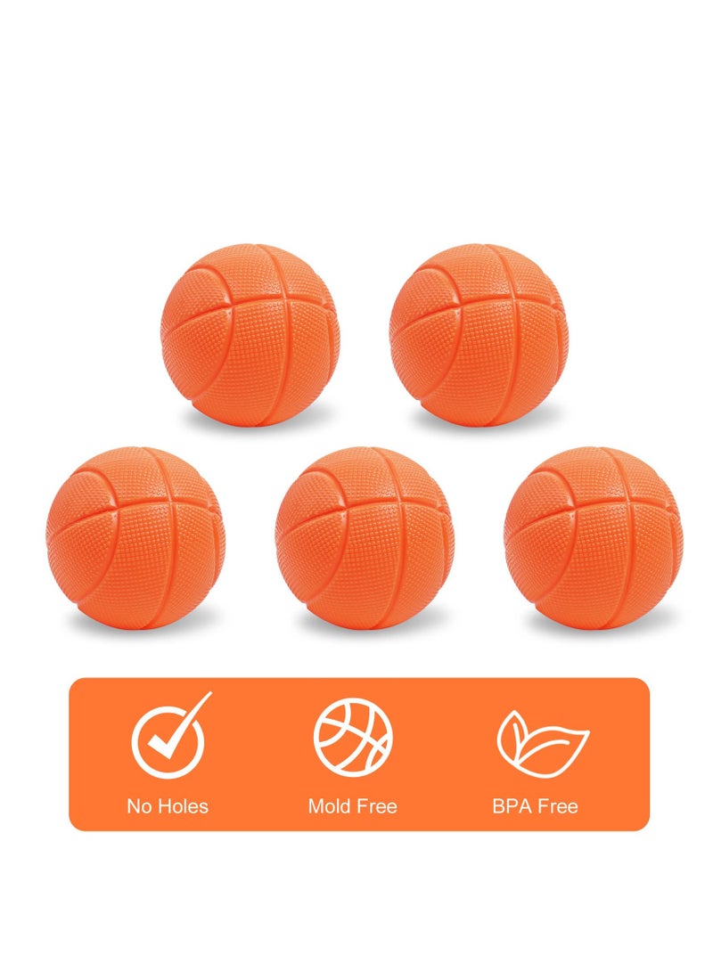 Excefore Bath Basketball Hoop for Baby, Bath Toy Fun Basketball Hoop & Balls Set 5 Balls Included, Bath Toys Bathtub Basketball Hoop with Strong Suction Cup, Fun Toddler Bath Toys for Boys and Girls - Image 5