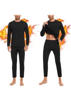 RATSAW Men Thermal Underwear Set Men Thermal Base Layer Long Sleeve pajama Thermal Long Johns Set for Skiing Training Hiking Outdoor Sports M  - Image 1