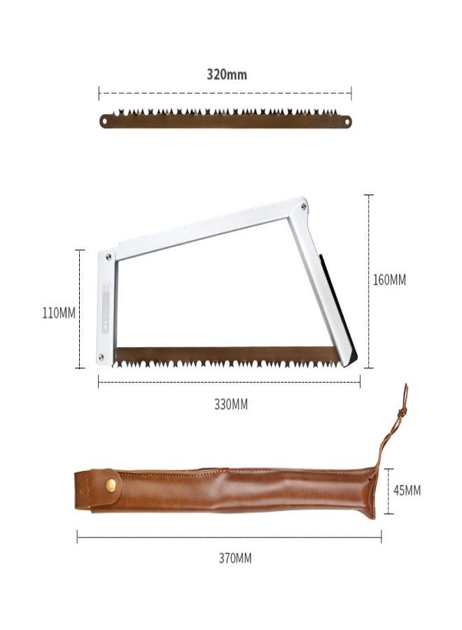 shinrtrip Folding Saw with Storage Pouch for Camping Backpacking Hiking - Image 3