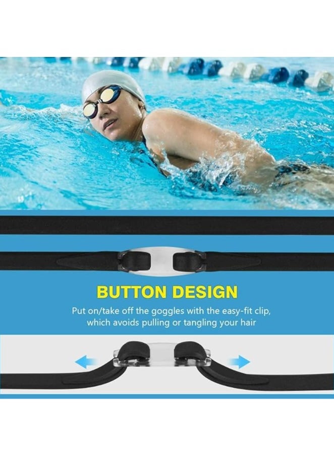SportQ SPORTQ Swimming Goggles, [Anti-Fog/UV] Clear Wide View Swimming Goggles for Adults Men Women, Bright Color Coated Swimming Goggles, Comfortable  - Image 3