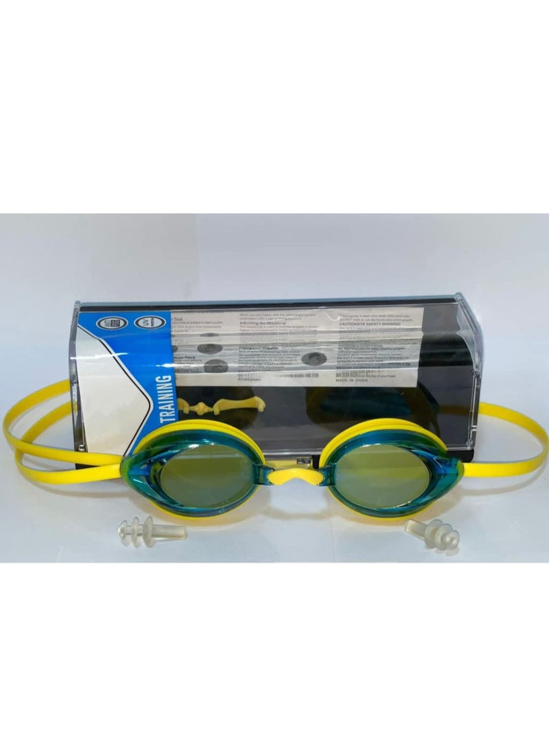 SportQ SPORTQ Swimming Goggles, [Anti-Fog/UV] Clear Wide View Swimming Goggles for Adults Men Women, Bright Color Coated Swimming Goggles, Comfortable  - Image 1