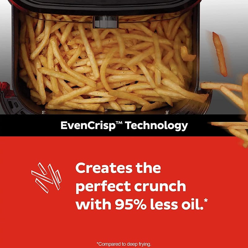 INSTANT Vortex Digital Single Drawer Air Fryer with Easy to Use 4 Smart Programmes - Air Fry, Bake, Roast and Reheat Capacity, Black - 5.7 Litre, 1700W, 2 Years Manufacturer's Warranty - Image 4