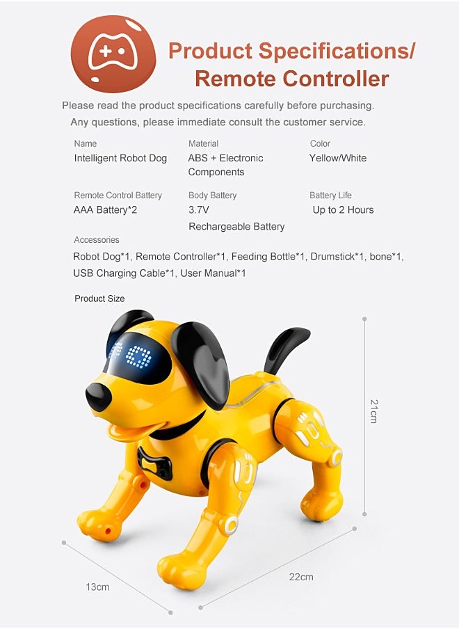 JJRC - Remote Control Robot Dog - RC Imitate Pet Dog - Music, Dance, Action Programming, Touch Interaction - Smart Puppy - Kid Toy - Image 1