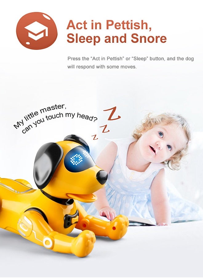 JJRC - Remote Control Robot Dog - RC Imitate Pet Dog - Music, Dance, Action Programming, Touch Interaction - Smart Puppy - Kid Toy - Image 1