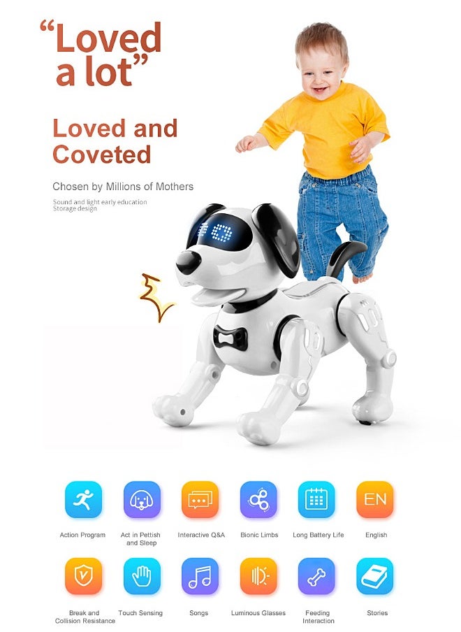 JJRC Remote Control Robot Dog - RC Imitate Pet Dog - Music, Dance, Action Programming, Touch Interaction - Smart Puppy - Kid Toy  - Image 2