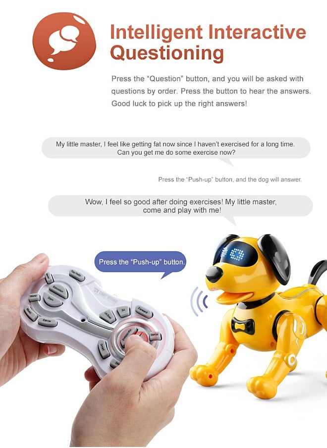 JJRC - Remote Control Robot Dog - RC Imitate Pet Dog - Music, Dance, Action Programming, Touch Interaction - Smart Puppy - Kid Toy - Image 1