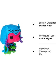 Funko Funko Pop! Marvel: Wandavision- Scarlet Witch (Blacklight)(Exc)  - Image 5