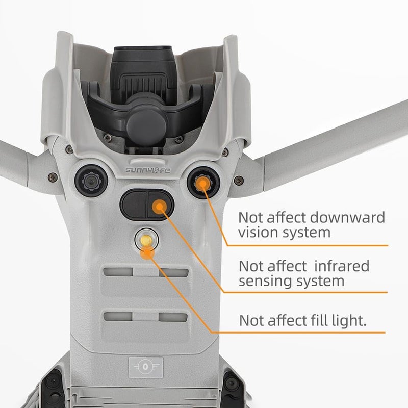 GetZget ® Lens Hood for Dji Mini 4 Pro Sun shade & Crash Protection Gimbal cap Accessories (Gray) - Image 4