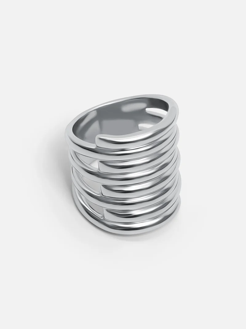 Lichi  Wide ring of thin lines for Women | Best Price UAE