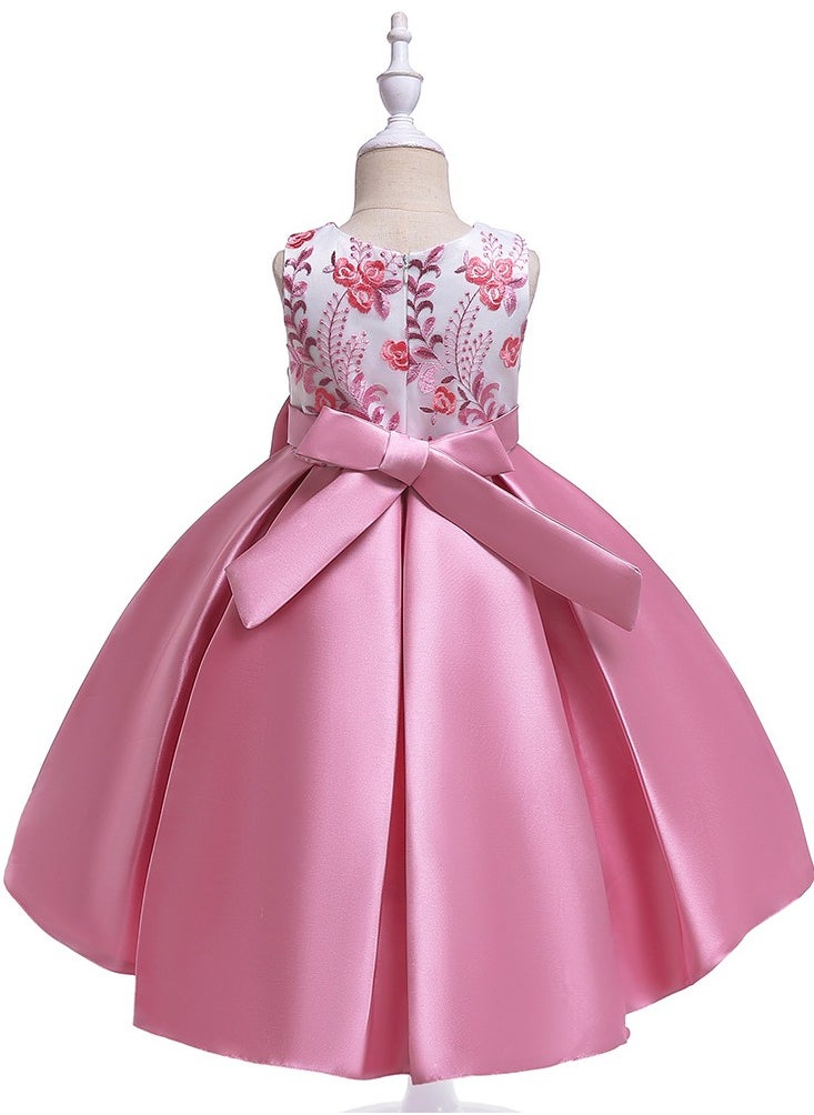 Best Gift Fashion - Girls Princess Dress Children Evening Party Dresses Pink Color - Image 1