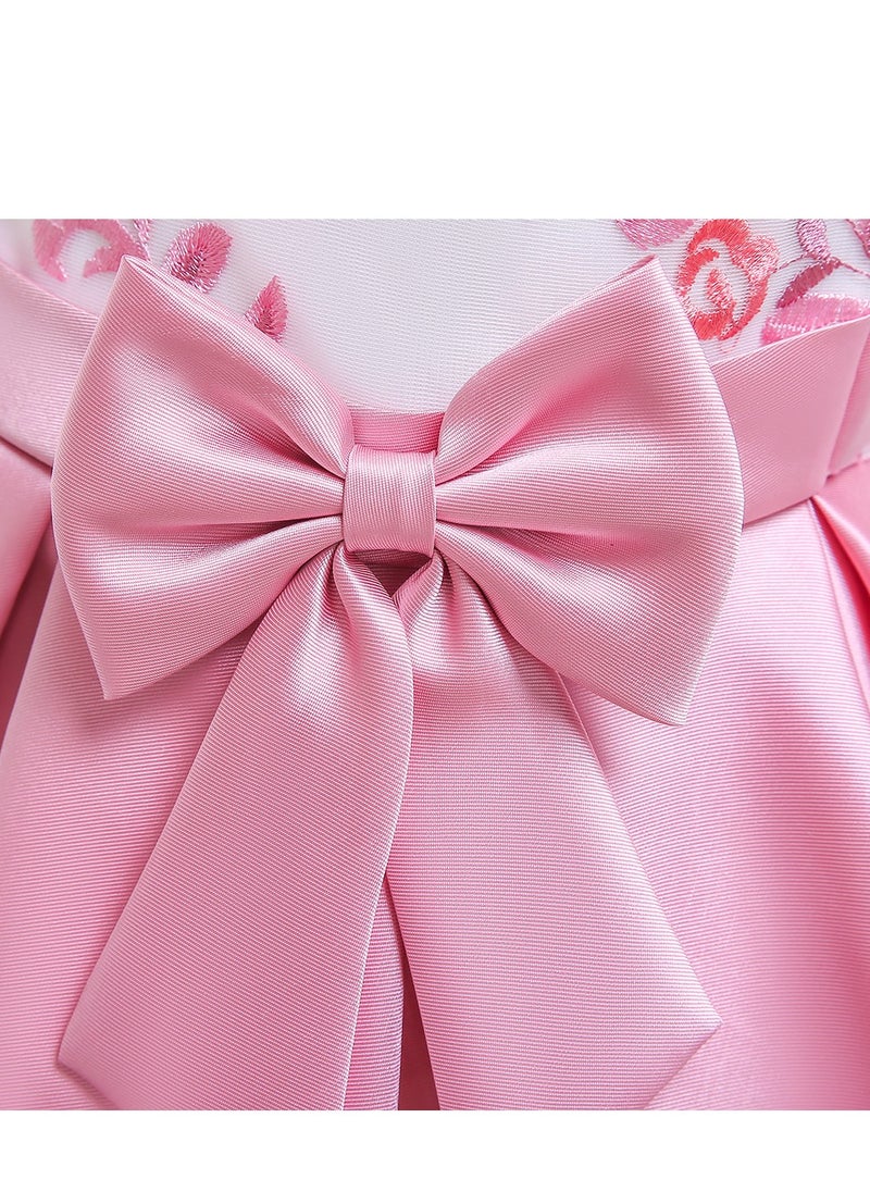 Best Gift Fashion - Girls Princess Dress Children Evening Party Dresses Pink Color - Image 1