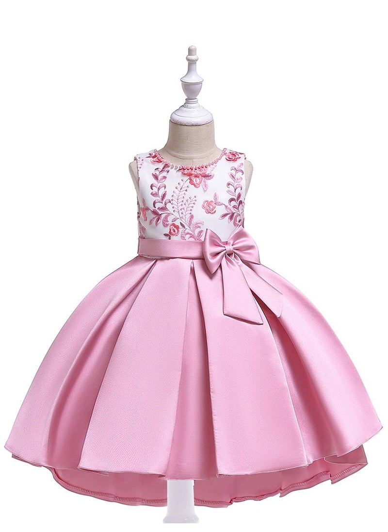 Best Gift Fashion - Girls Princess Dress Children Evening Party Dresses Pink Color - Image 1