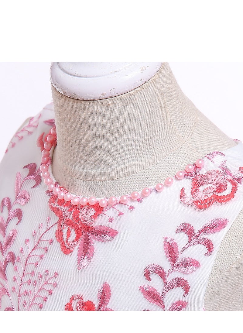 Best Gift Fashion - Girls Princess Dress Children Evening Party Dresses Pink Color - Image 1