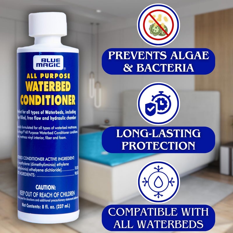 Blue Magic All Purpose Waterbed Conditioner, 8 fl oz (237 ml) - Image 2