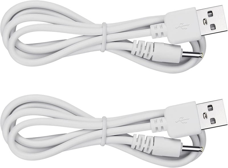 Smays Charger Cable Replacement for Infant Optics DXR8  DXR8 PRO Monitor Unit RoundPin Power Cord 2Pack - Image 1