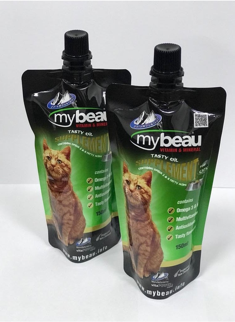 palaMOUNTAINS My Beau Vitamin & Mineral Supplement for Cat 150 ml  Pack of 2 Pieces (2 x 150 ml)  - Image 3