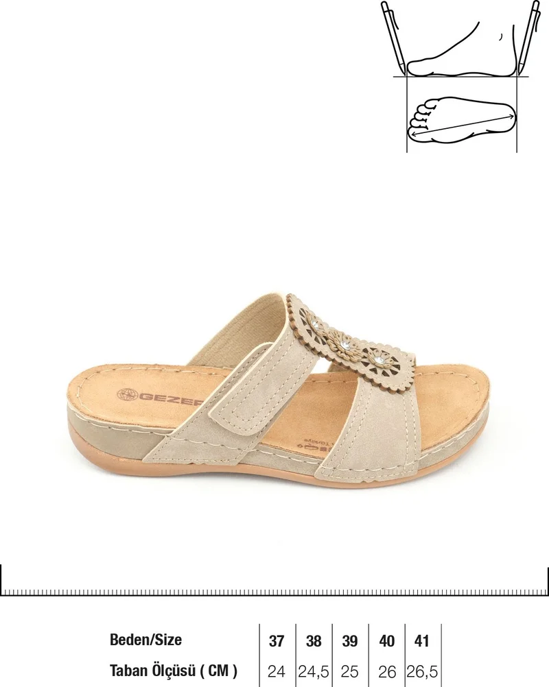 جيزر Summer Women's Fashion Velcro Adjustable Daily Slippers
