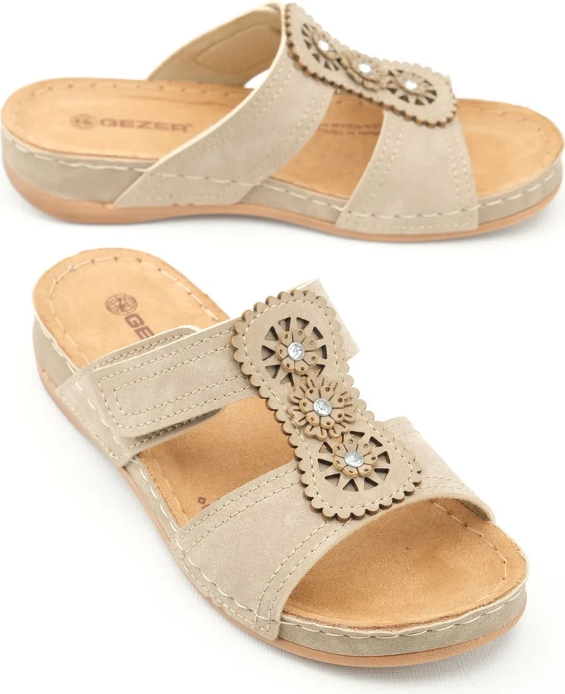 جيزر Summer Women's Fashion Velcro Adjustable Daily Slippers