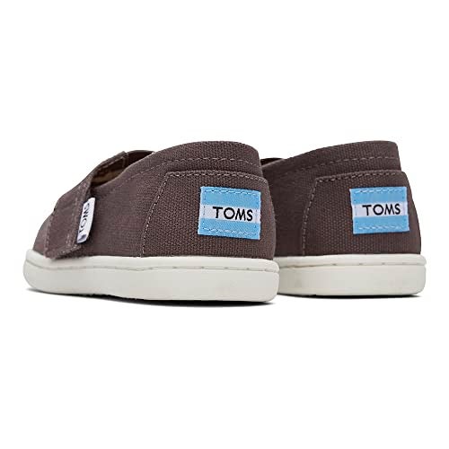 Toms Classic Alpargata Loafer Flat, Grey, 10 US Unisex Little Kid - Image 5