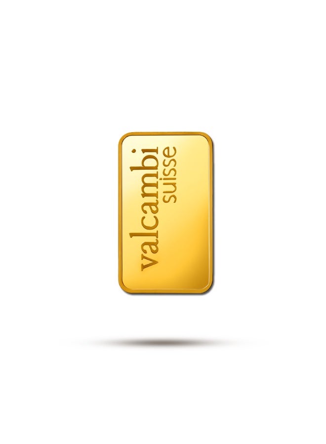 valcambi 24KT 999.9 Purity 1gram Valcambi Suisse Gold Bar - Image 4