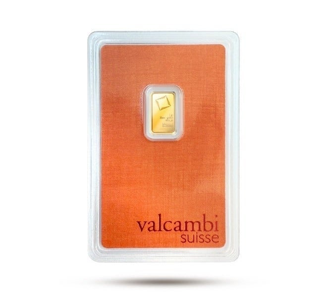 valcambi 24KT 999.9 Purity 1gram Valcambi Suisse Gold Bar - Image 5