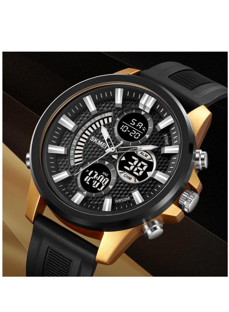 سكمي مشاهدة للرجال الرياضة مقاومة للماء ووتش بو حزام 2235 - Image 2