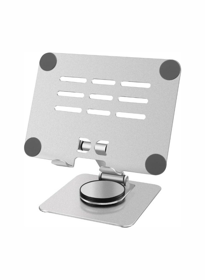 360 Degree Adjustable iPad Stand Foldable Tablet Holder Desktop Stand for iPad Portable Monitor Holder - Image 1