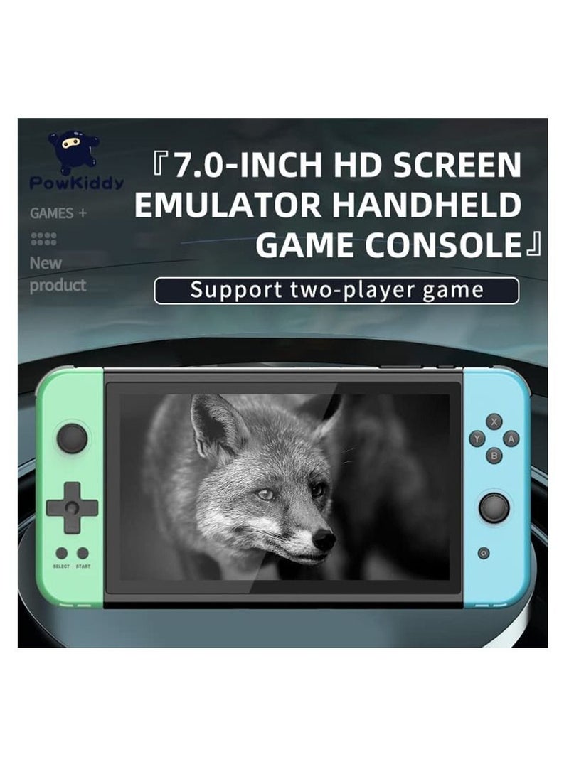Generic - X70 Handheld Game Console, 7.0 inch IPS HD Screen Retro Games Consoles Classic Video Games Console with 64G Memory Cards 6000 Games, Built-in 3500mAh Rechargeable Battery - Image 1