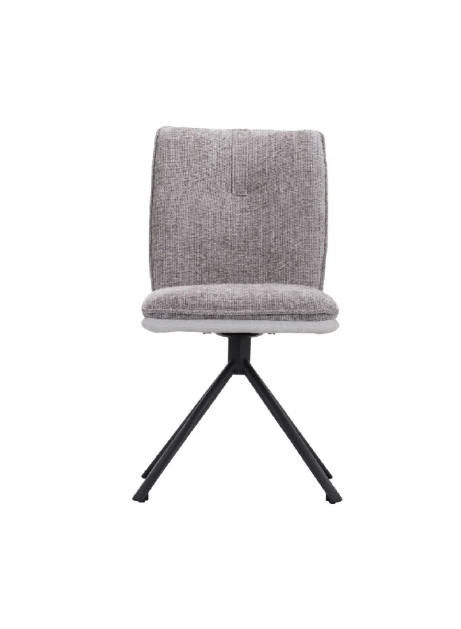 Micasa High-Quality Fix Dining Chair Dark Grey And Black 86 X 57.5 X 62 Cm Dd8486-4F