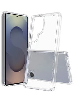 Tersely Hybrid Clear Crystal Case Compatible with Samsung Galaxy S25 Ultra - TPU + Polycarbonate Technology, Anti-Yellowing, Protective Case, Shockproof Bumper Cover  - Image 1