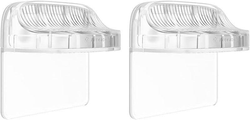 EUDEMON Baby Safety Anti-Tip Furniture Anchor Straps, Furniture Anti-Tip Wall Holder for Children&Pets, Childproof Anti-tip Furniture Wall Anchors, Easy to Install(Transparent,2 Pack) - Image 1