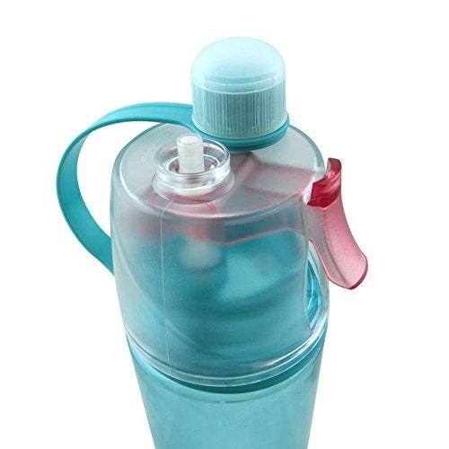 Inditradition Polypropylene 2 In 1 Drink & Mist Water Bottle | Spray Water Bottle, 600 Ml (Assorted Color) - Image 3