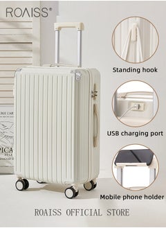roaiss 3 Pack Multifunction Suitcase Set for Men and Women Large Capacity Travel Luggage with Zipper Password Lock and Smooth Pull Rod Silent Universal Wheel Trolley Case 20 24 28 Inch  - Image 5
