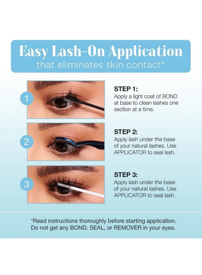 أرديل مجموعة Wispies لتمديدات الرموش السفلية بدون درزات، 36 طولًا متنوعًا، مجموعات رموش قابلة للتخصيص، تتضمن رابطًا وختمًا ومزيلًا وأداة تطبيق - Image 5