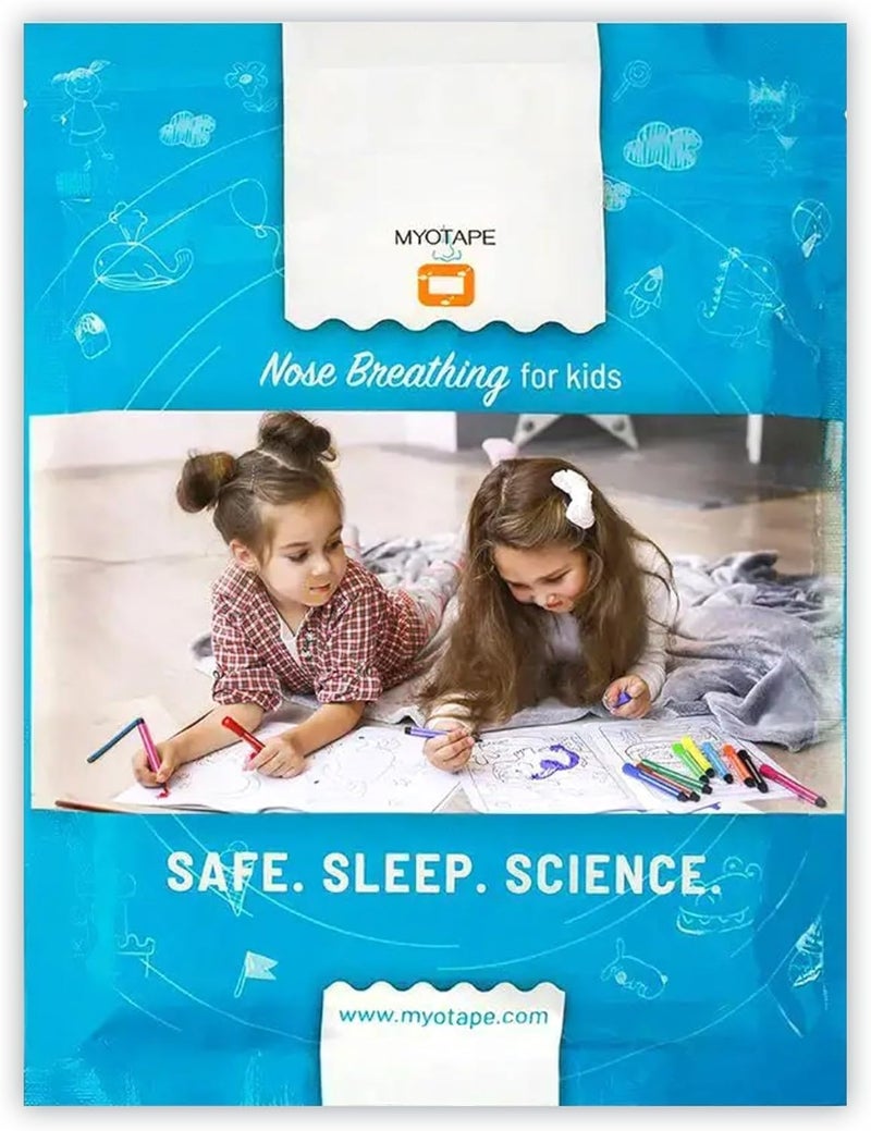 Sleep Strips for Kids - Alternative to Mouth Tape for Children- Improves Kids Sleep Quality - Promotes Nasal Breathing - Reduces Mouth Breathing and Snoring - Designed for Smaller Faces (S)