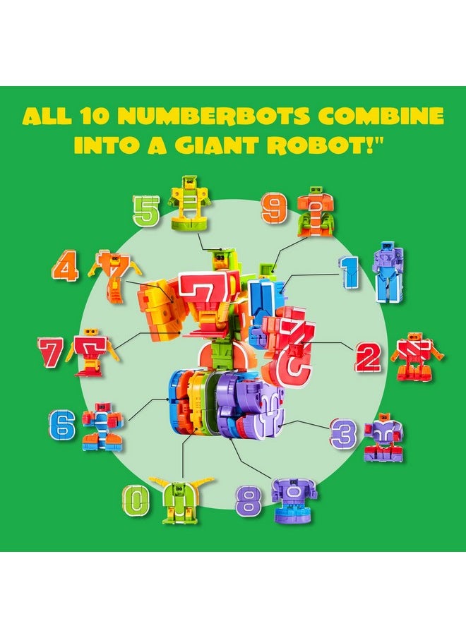 JOYIN - 10 Pcs Number Bots Toys Number Block Number Bots Action Figure Learning Toys Number Robots Toys Educational Toy Gifts For Kids Boys Girls 3 4 5 6 Years Old - Image 1