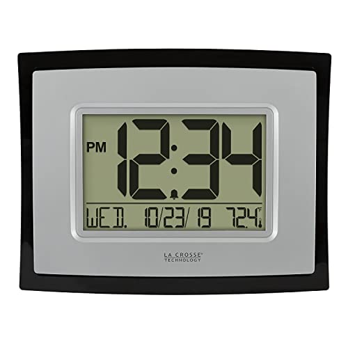 La Crosse Technology Wall/Table Clock, 6.85-inch H x 8.66-inch W x 0.95-inch D (WT-8002U) (WT-8002U-INT) - Image 1