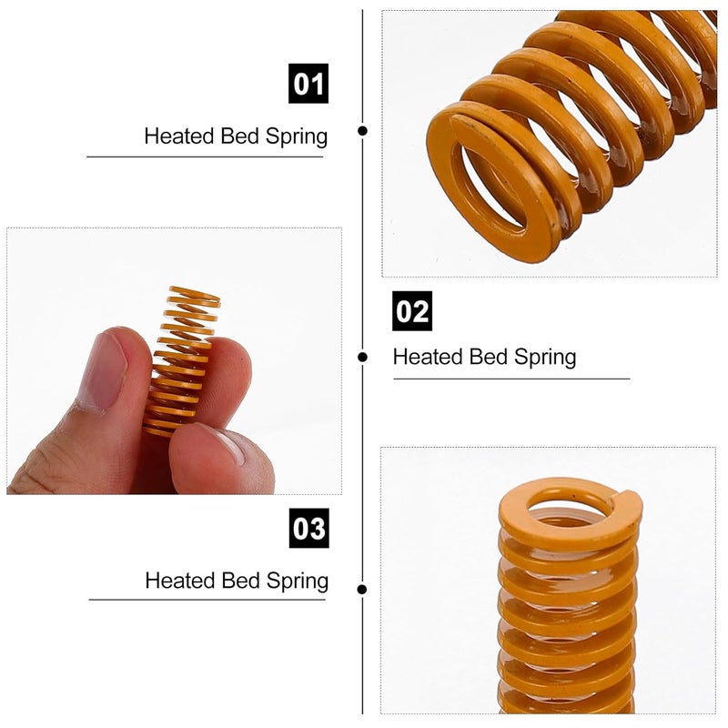Garneck 20 Pcs 3D Printer Heated Bed Springs Light Load Compression Mould Springs for Ender Series Printer Accessories - Image 3