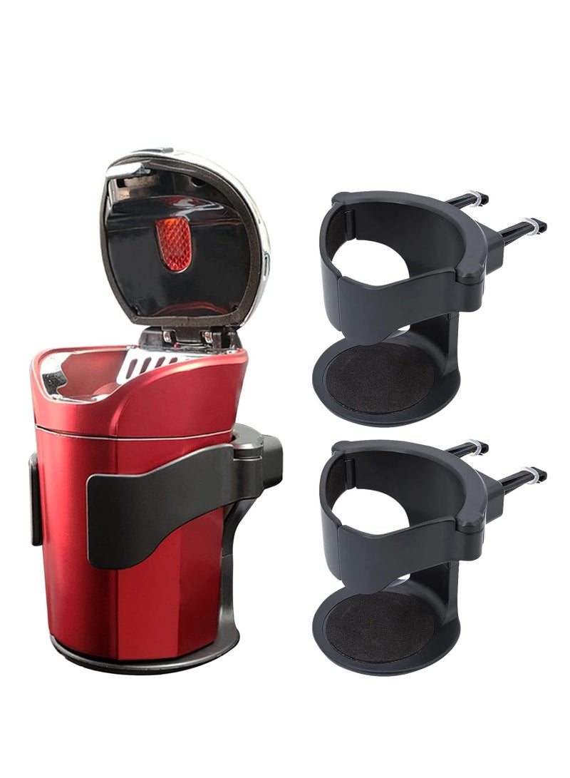 Loquat Car Cup Holder, Universal Adjustable Car Vent Cup Holder with Expander for Beverages and Bottles - Image 2