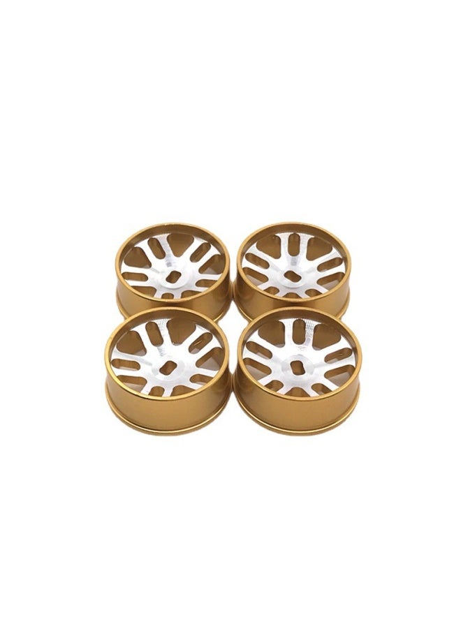Generic Weili 284131 K989 Iw04m MINI-Q Remote Control Car Metal Upgrade Modified Drift Wheel Hub-Color:Blue-Proportion:1:28  - Image 2